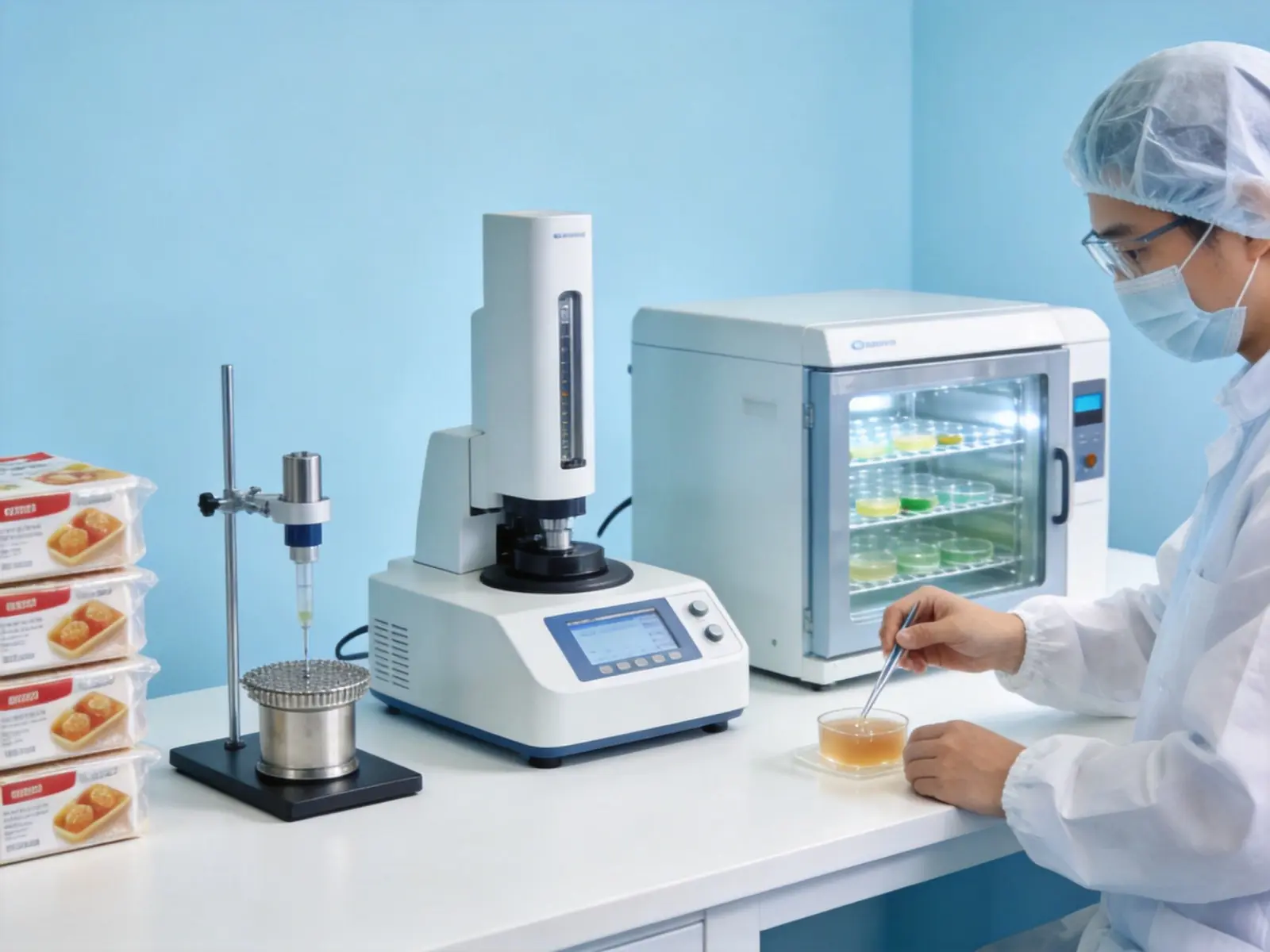 Bulk food grade gelatin quality compliance testing laboratory