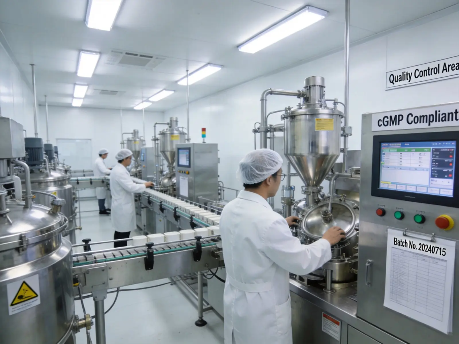 Bovine gelatin production line cGMP compliant industrial facility